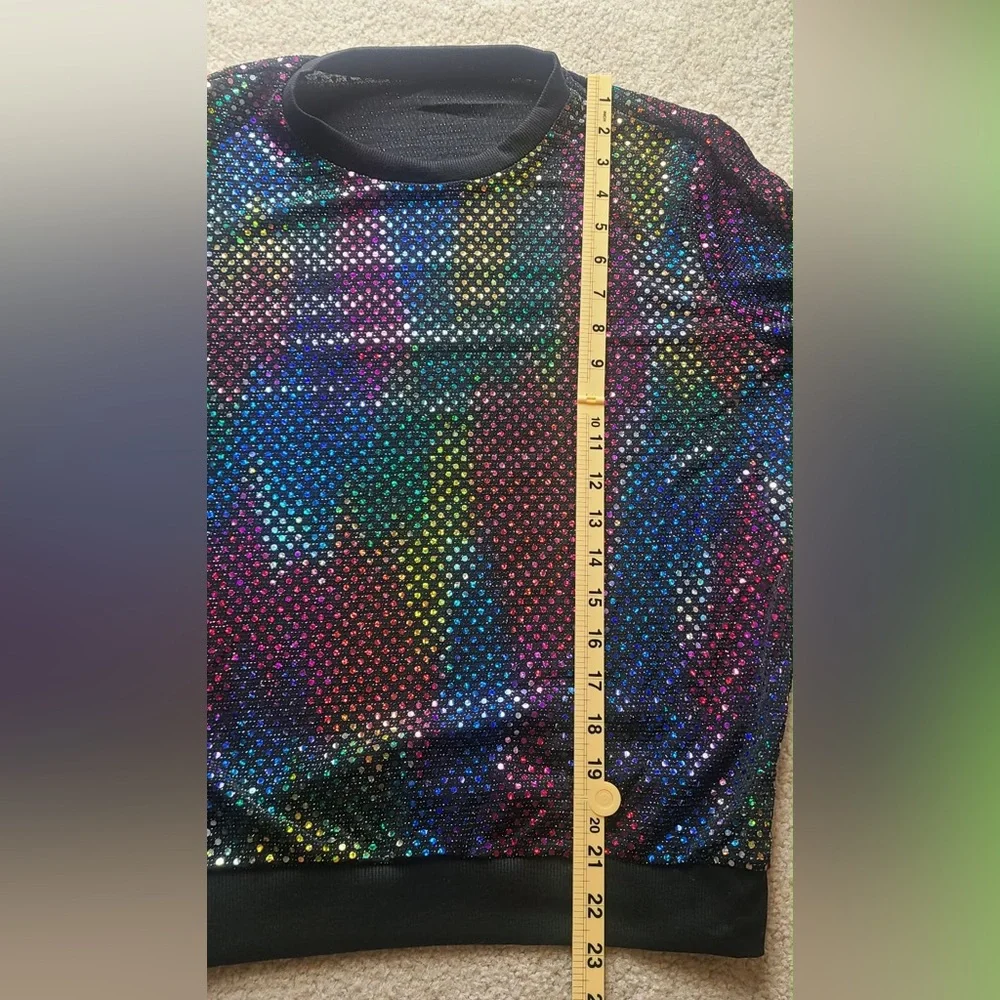 Multicolor Sequin-Effect Jogger Set - Women